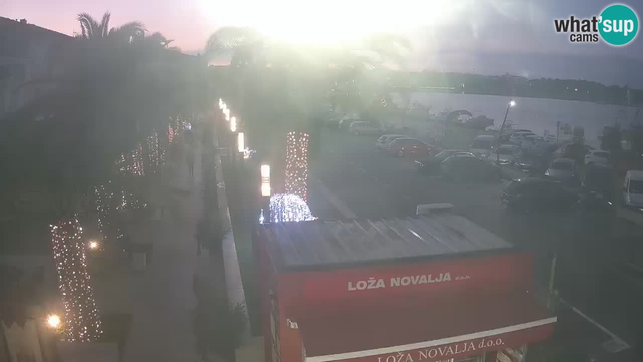 Live cam Novalja – Obala Petra Krešimira IV