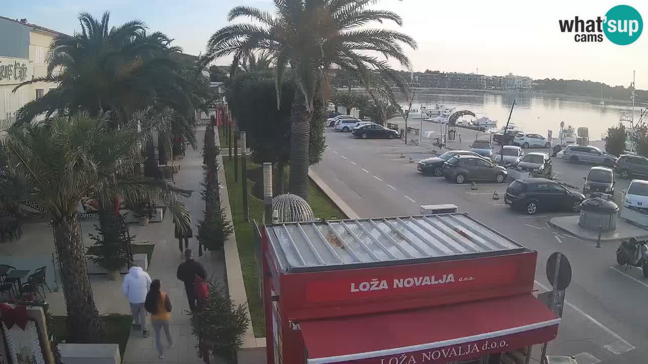 Camera en diecto Novalja – Obala Petra Krešimira IV