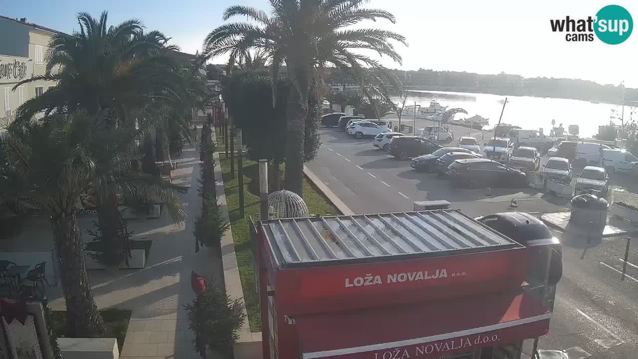 Live cam Novalja – Obala Petra Krešimira IV