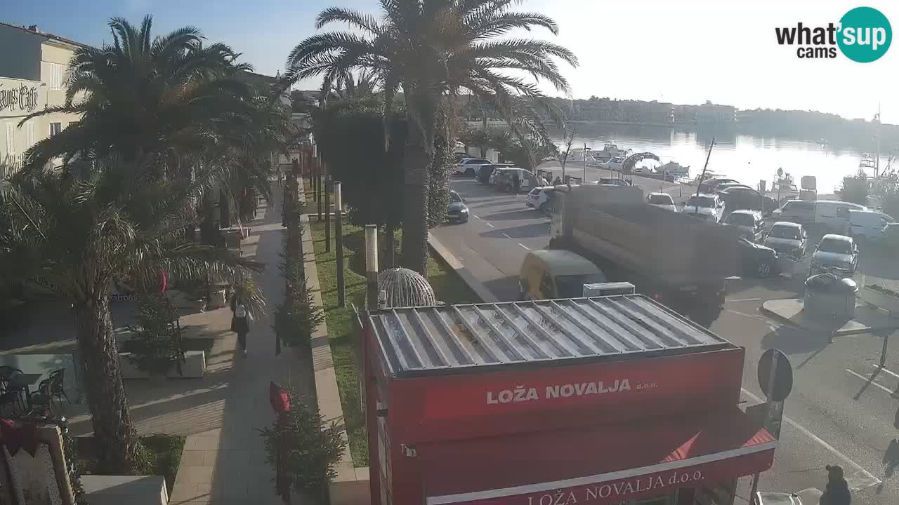 Live cam Novalja – Obala Petra Krešimira IV