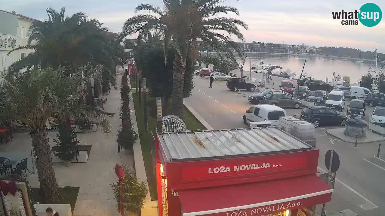 Camera en diecto Novalja – Obala Petra Krešimira IV