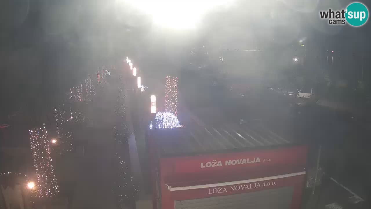 Live cam Novalja – Obala Petra Krešimira IV