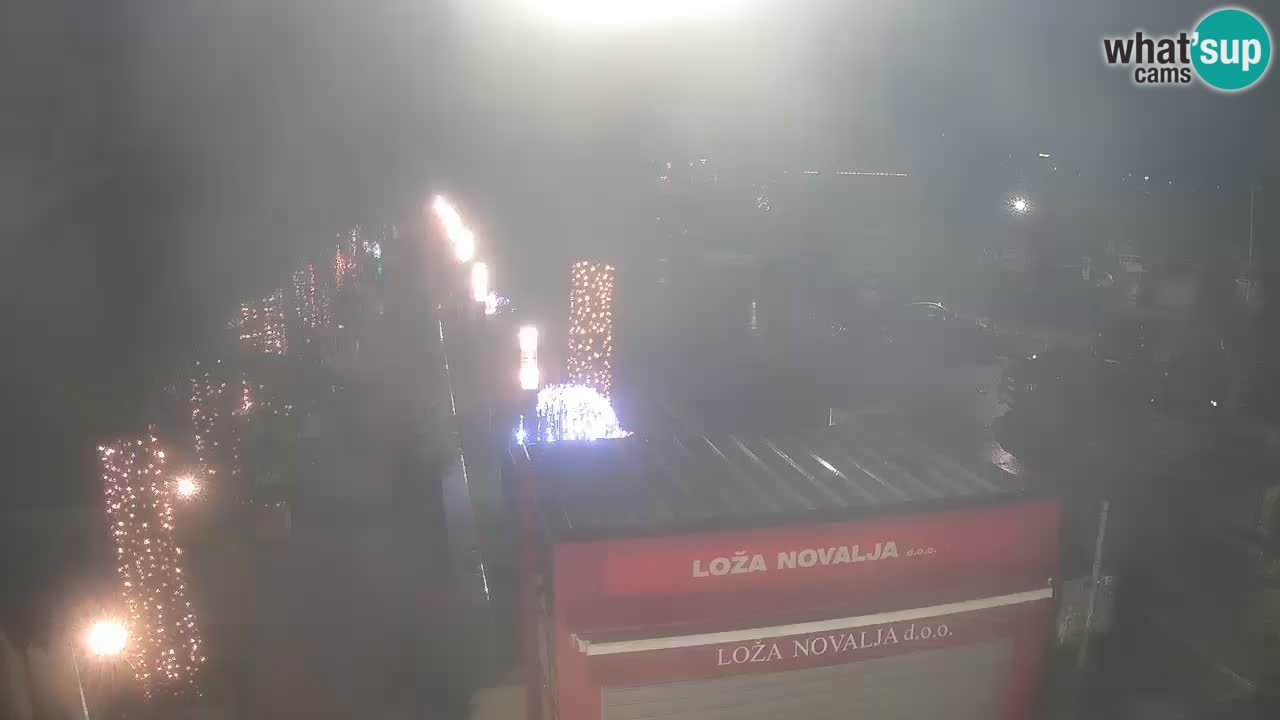 Webcam live Novalja – Obala Petra Krešimira IV