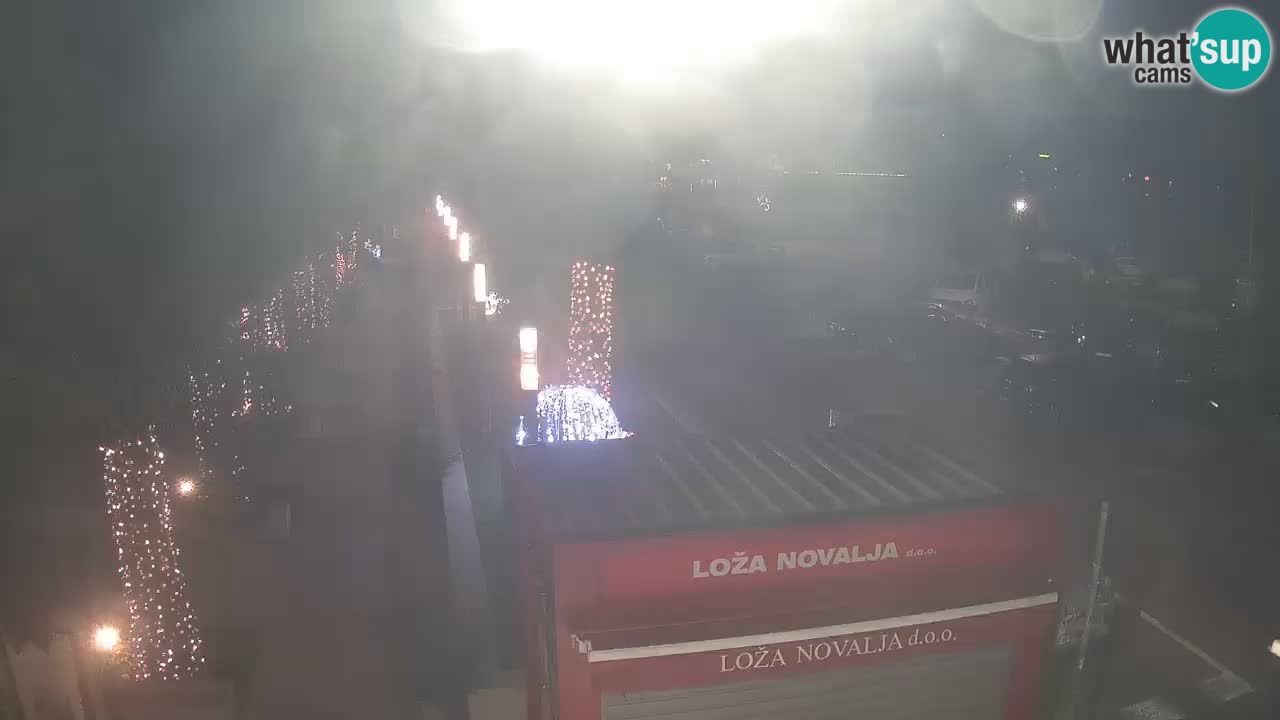 Live cam Novalja – Obala Petra Krešimira IV
