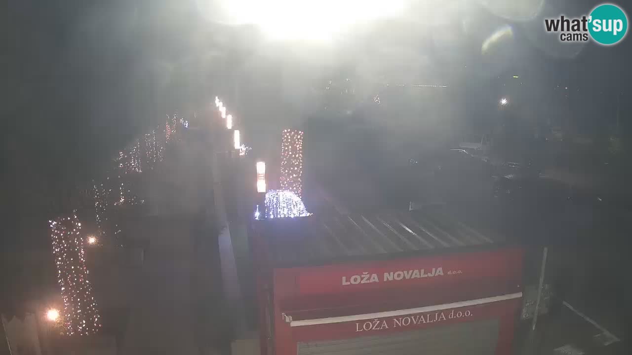 Webcam live Novalja – Obala Petra Krešimira IV