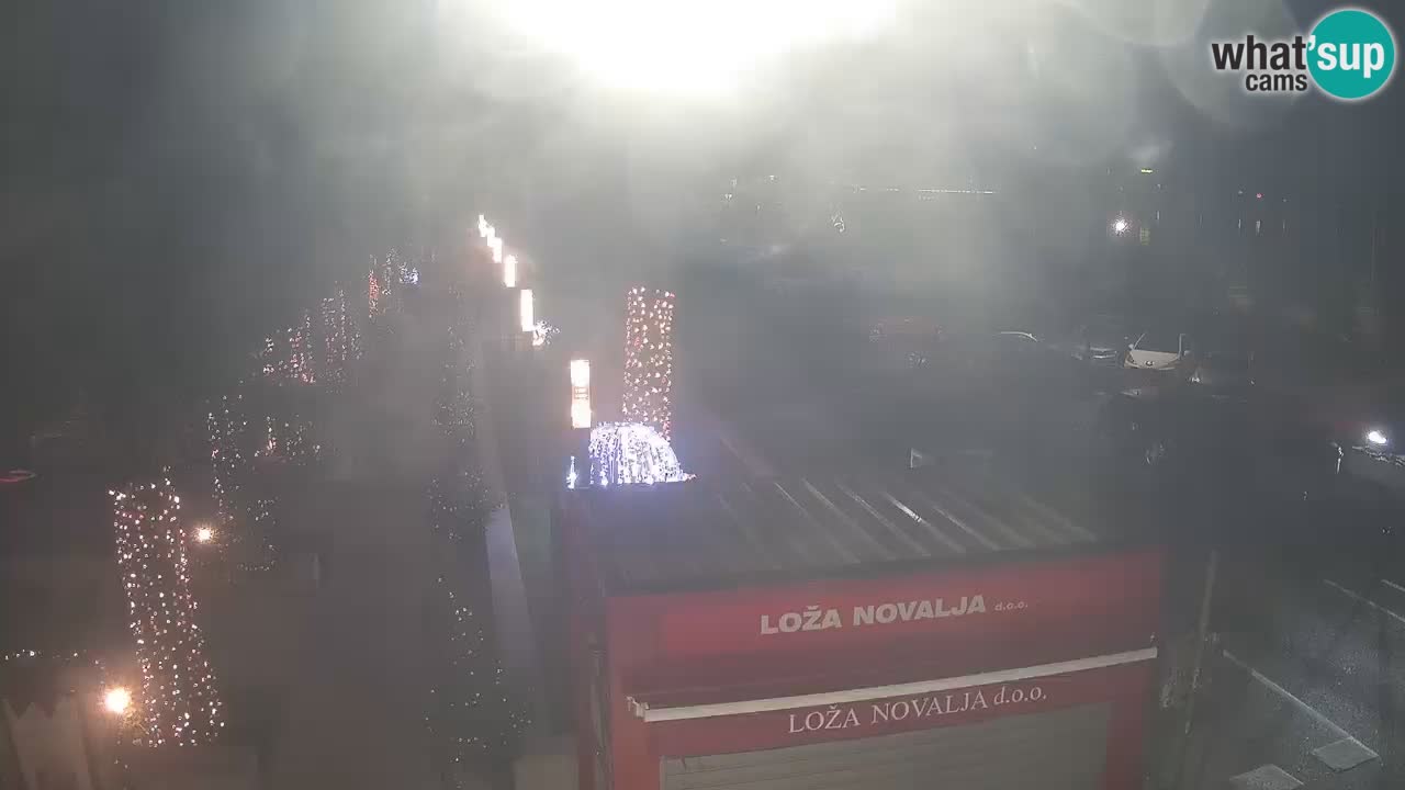 Live cam Novalja – Obala Petra Krešimira IV