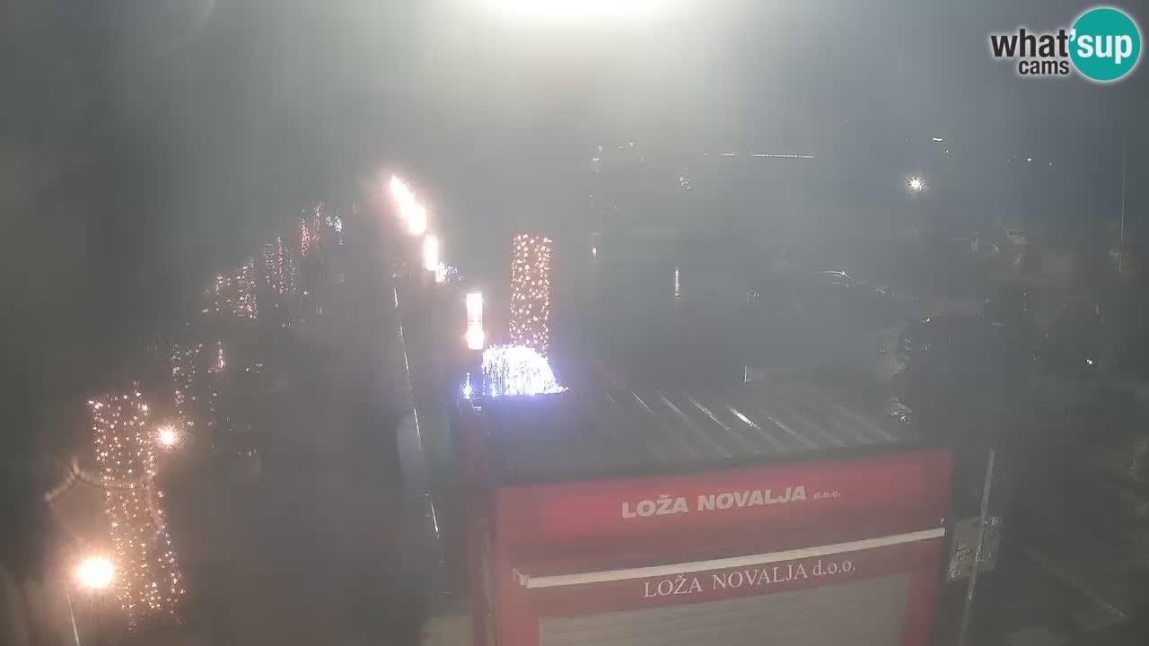 Live cam Novalja – Obala Petra Krešimira IV