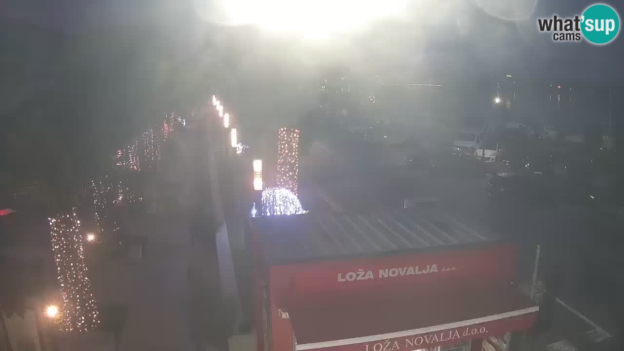 Live cam Novalja – Obala Petra Krešimira IV
