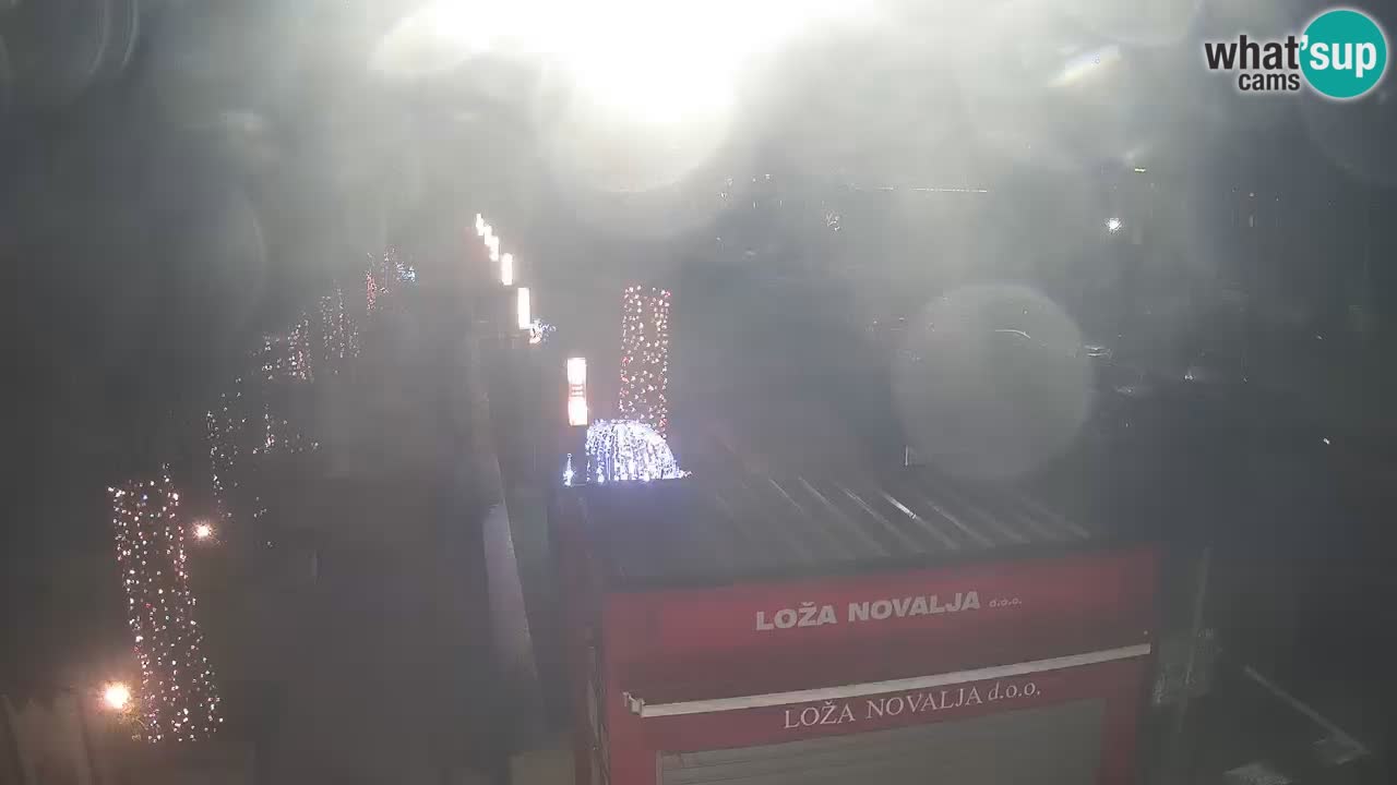 Live cam Novalja – Obala Petra Krešimira IV