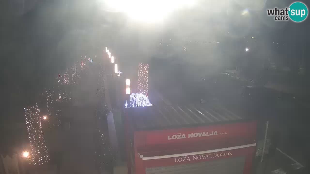 Live cam Novalja – Obala Petra Krešimira IV