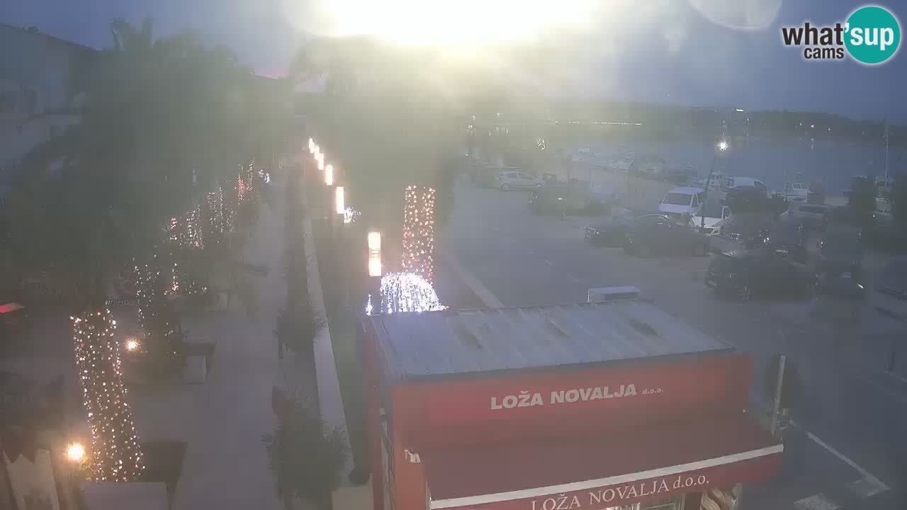 Live cam Novalja – Obala Petra Krešimira IV