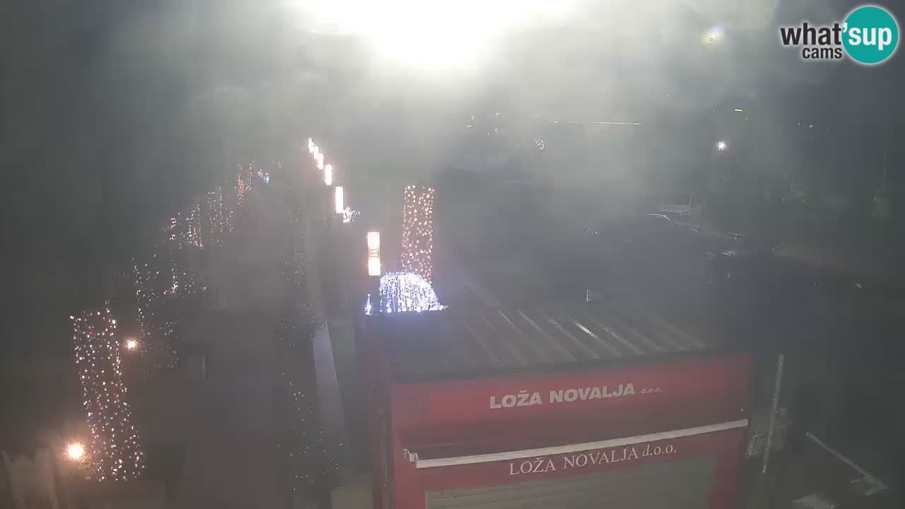 Camera en diecto Novalja – Obala Petra Krešimira IV