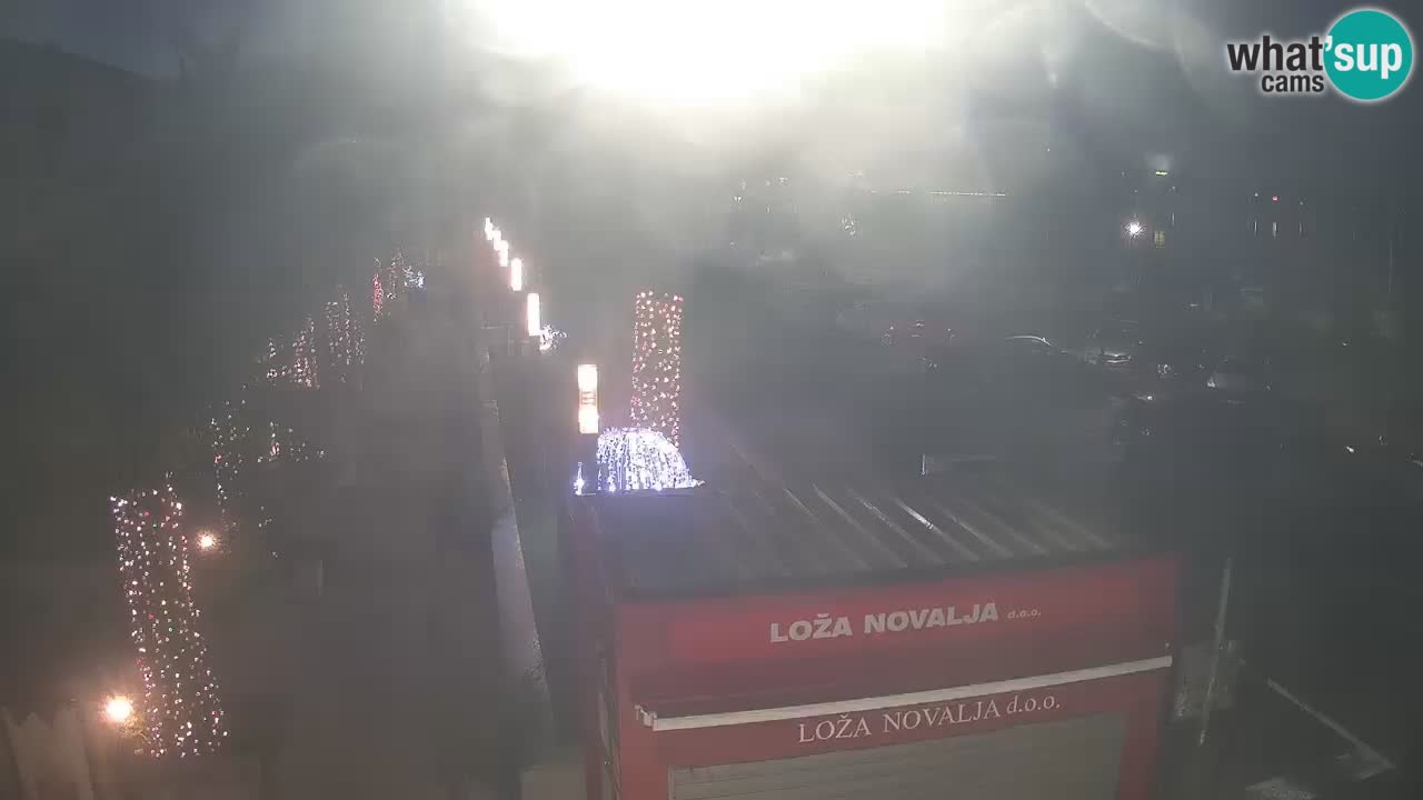 Camera en diecto Novalja – Obala Petra Krešimira IV