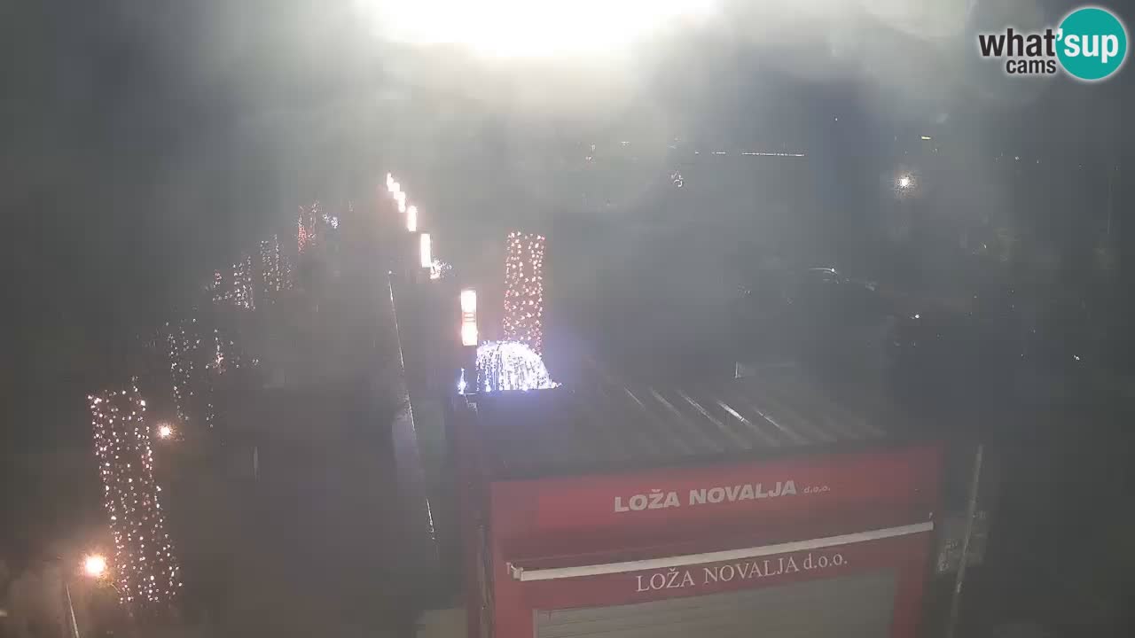 Webcam live Novalja – Obala Petra Krešimira IV