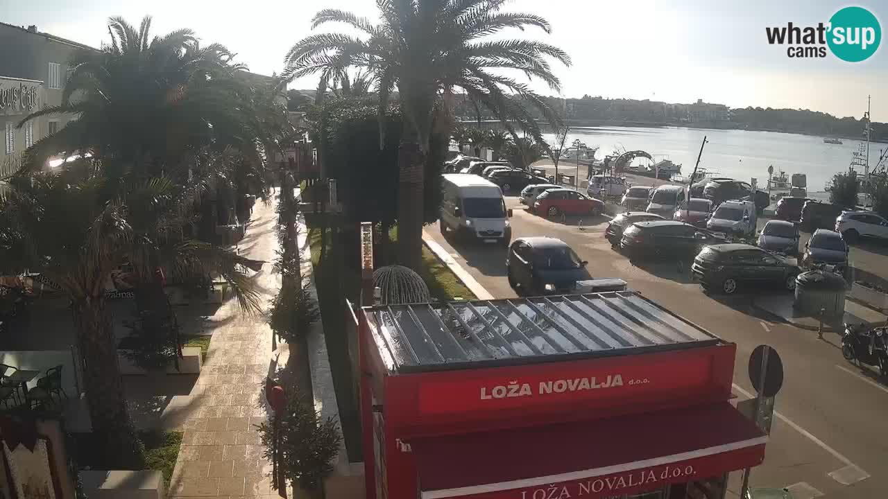 Webcam live Novalja – Obala Petra Krešimira IV