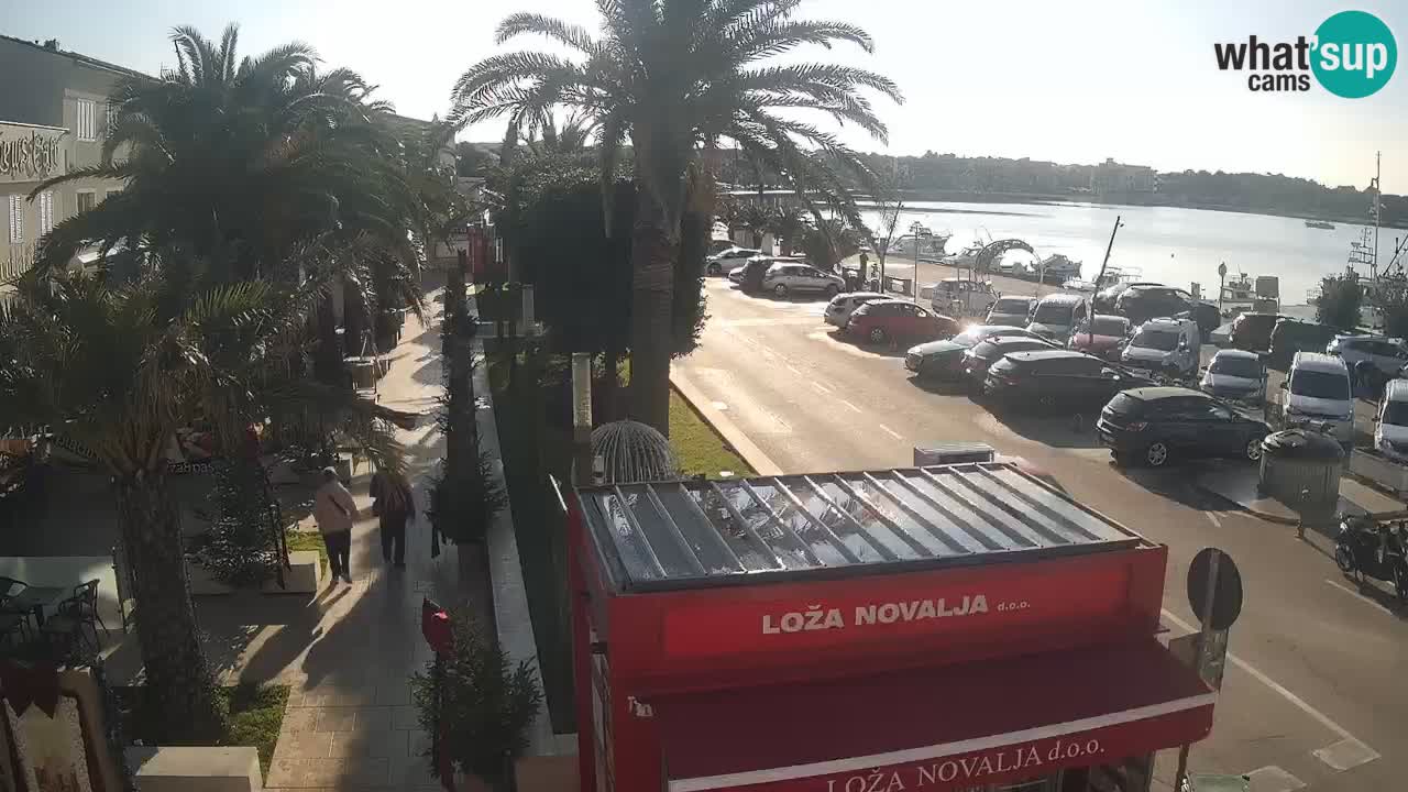 Webcam live Novalja – Obala Petra Krešimira IV