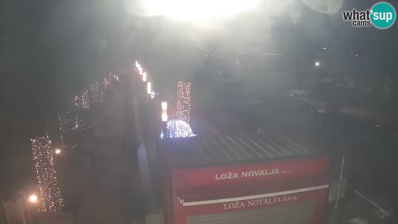 Webcam live Novalja – Obala Petra Krešimira IV
