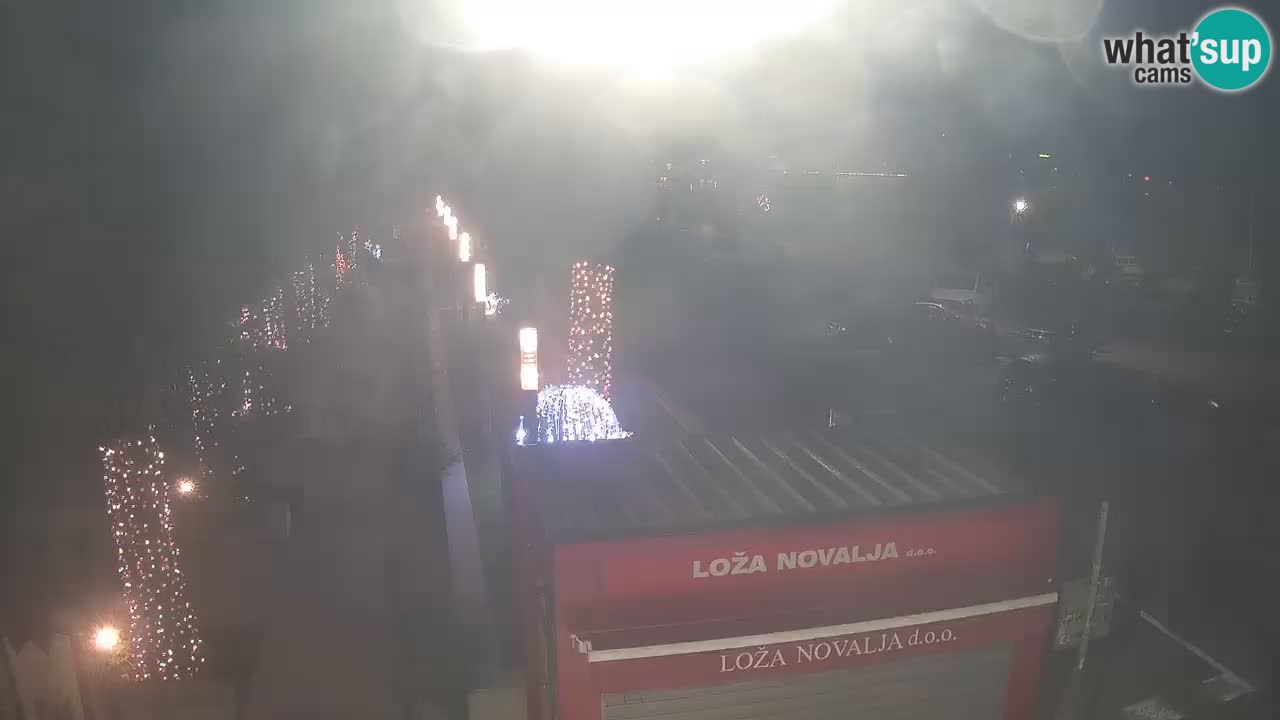Live cam Novalja – Obala Petra Krešimira IV
