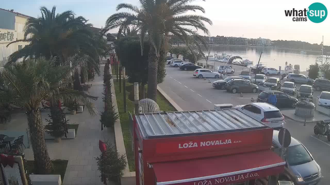 Live cam Novalja – Obala Petra Krešimira IV