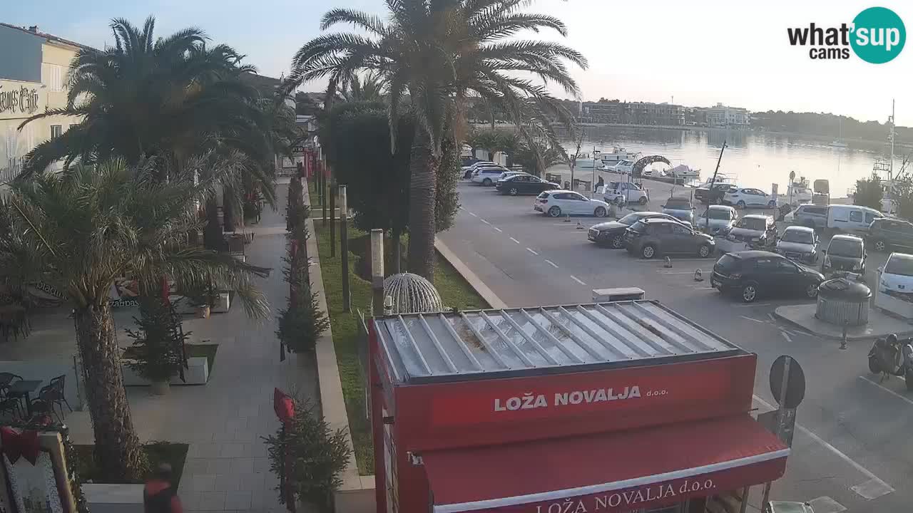 Live cam Novalja – Obala Petra Krešimira IV