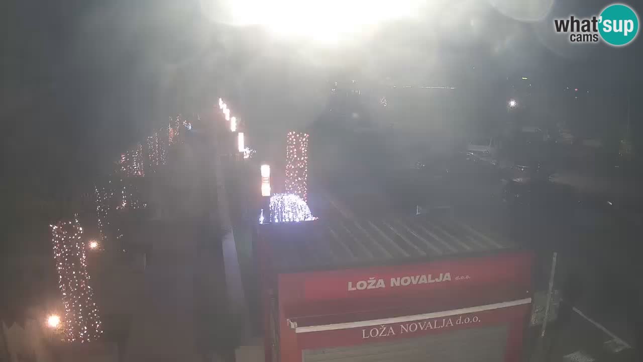 Webcam live Novalja – Obala Petra Krešimira IV