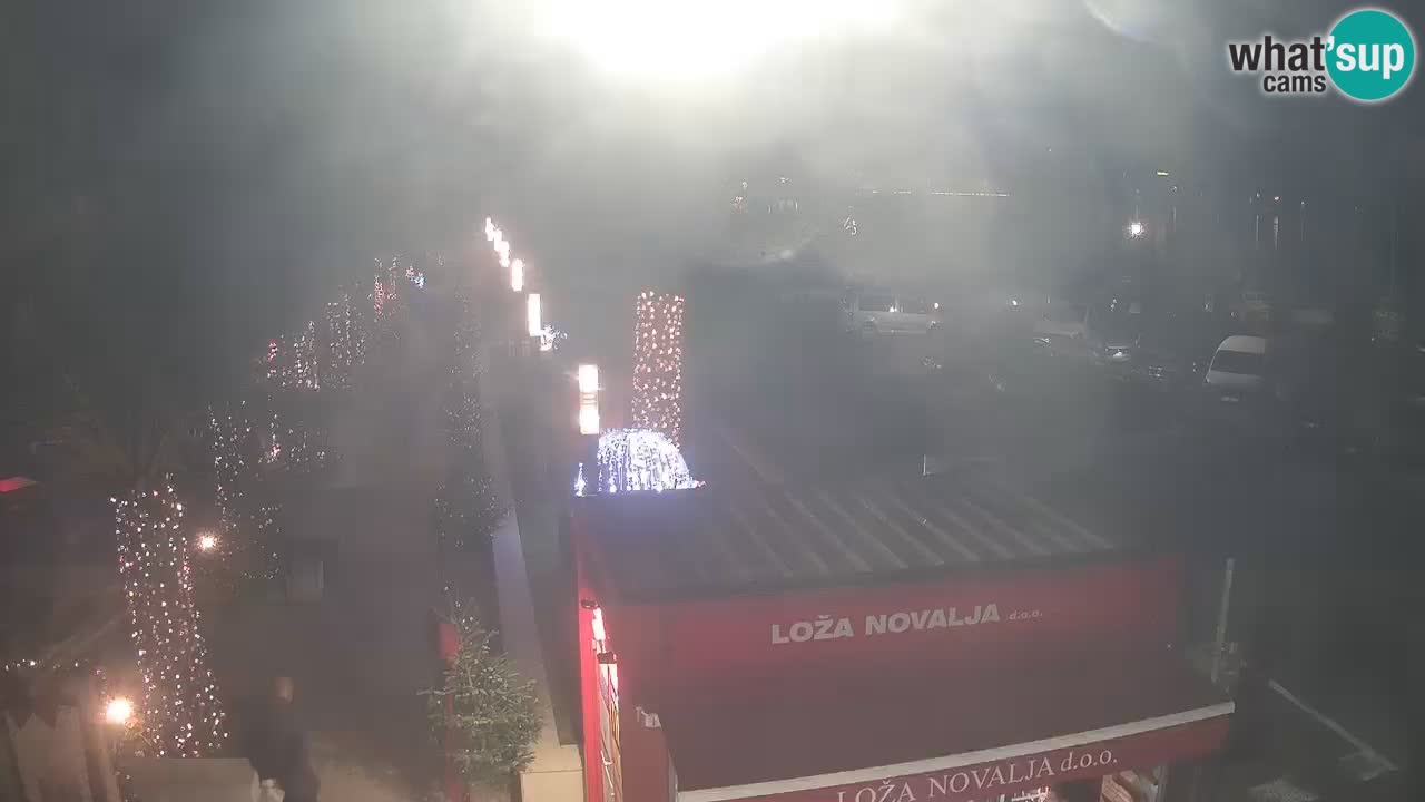 Live cam Novalja – Obala Petra Krešimira IV