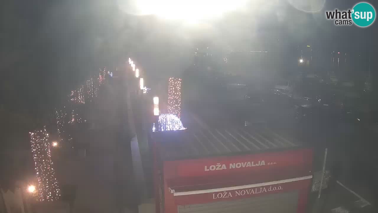 Live cam Novalja – Obala Petra Krešimira IV