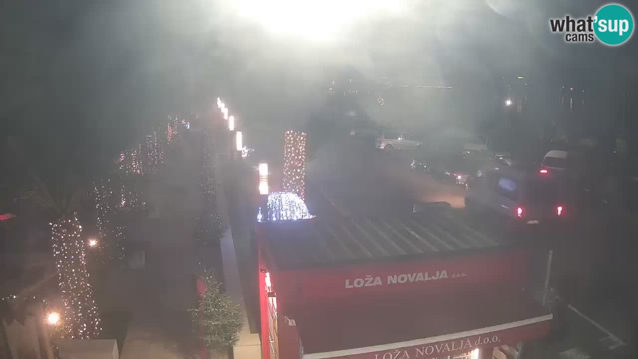 Live cam Novalja – Obala Petra Krešimira IV