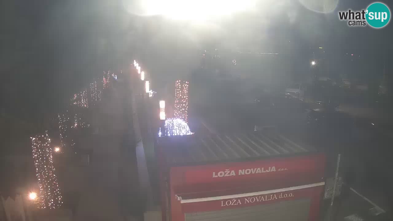 Live cam Novalja – Obala Petra Krešimira IV