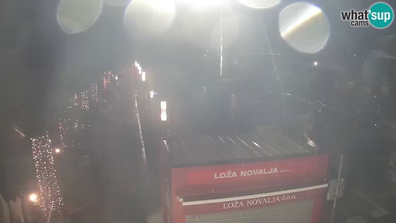 Live cam Novalja – Obala Petra Krešimira IV