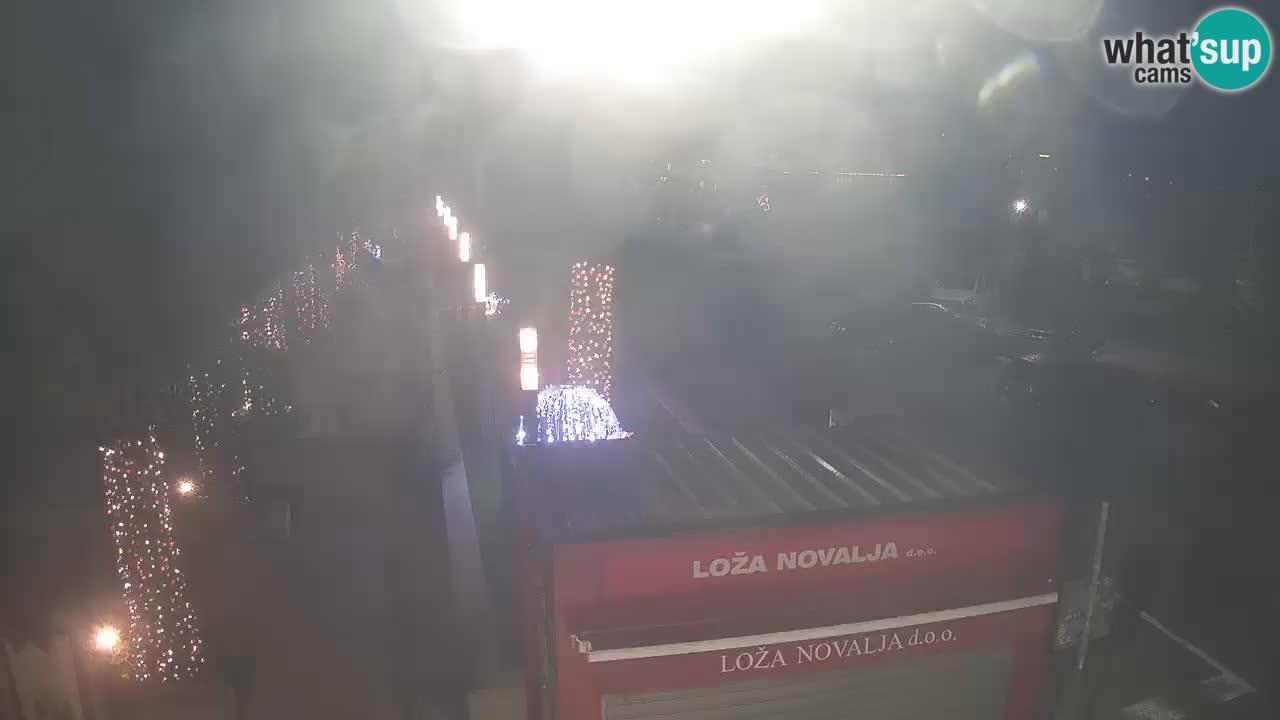 Live cam Novalja – Obala Petra Krešimira IV