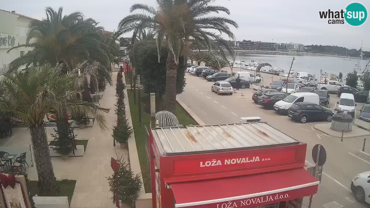 Live cam Novalja – Obala Petra Krešimira IV