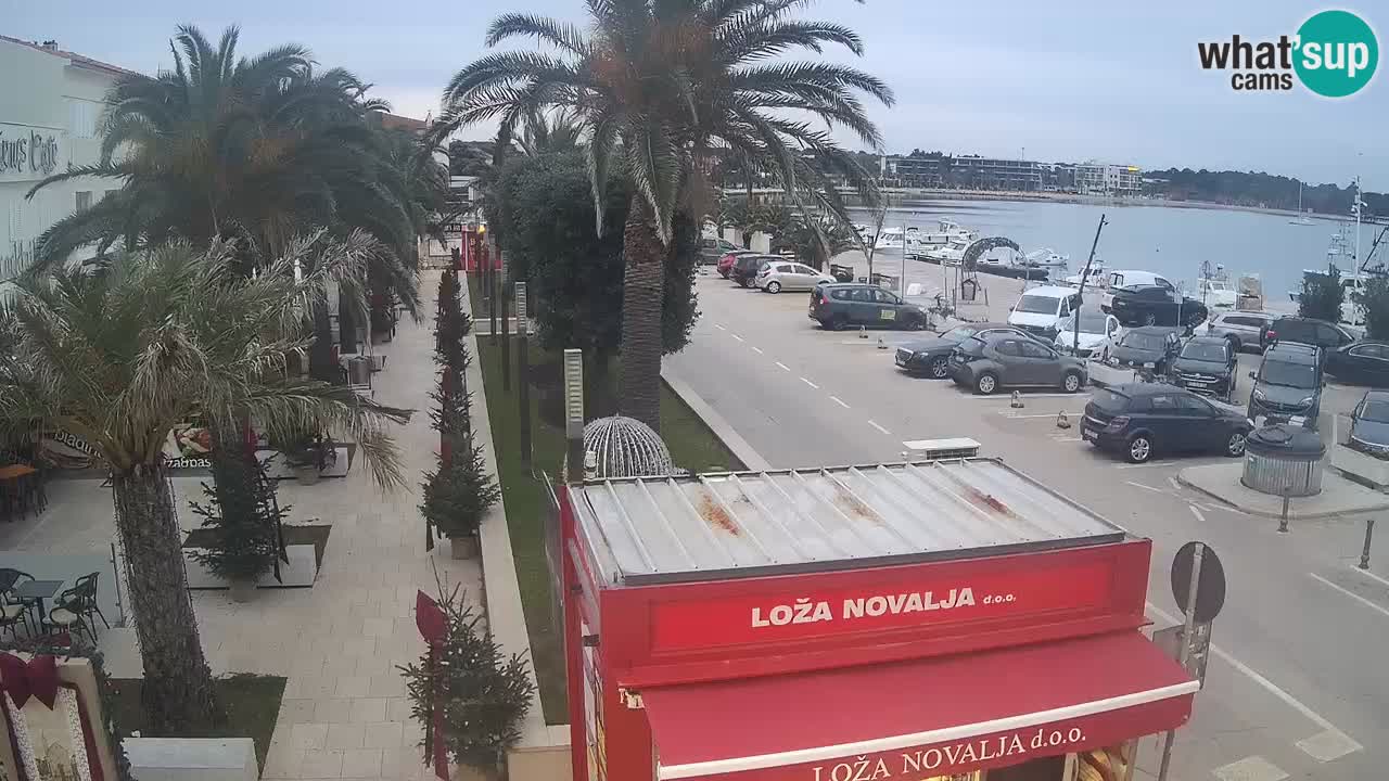 Live cam Novalja – Obala Petra Krešimira IV