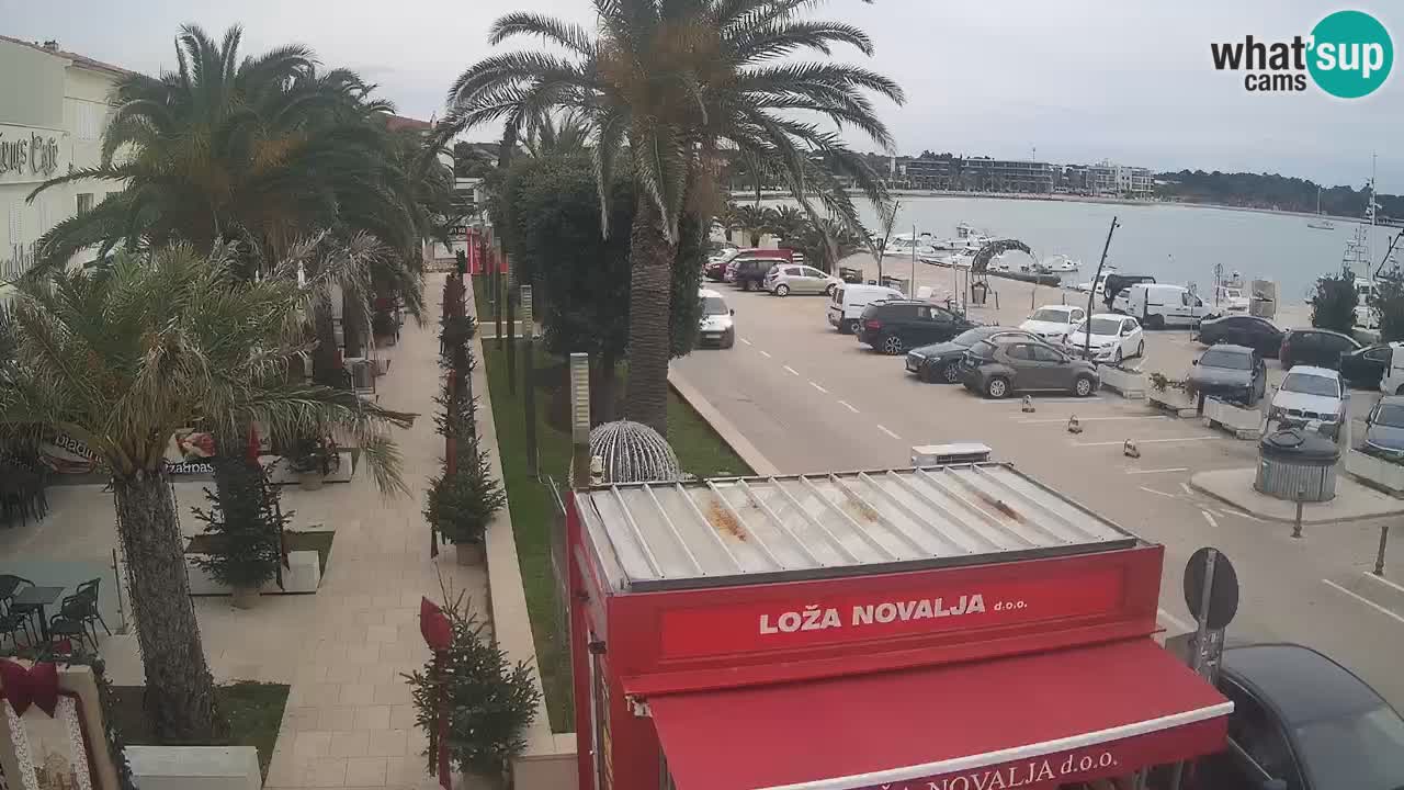 Webcam Novalja – Obala Petra Krešimira IV