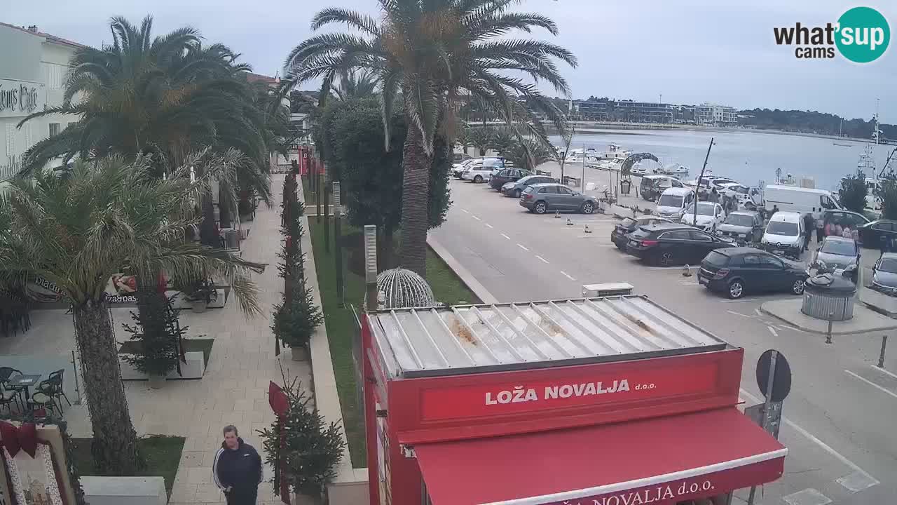 Live cam Novalja – Obala Petra Krešimira IV