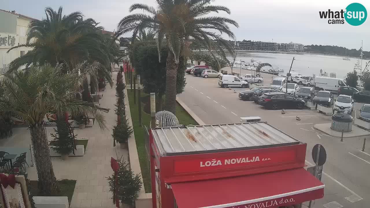 Live cam Novalja – Obala Petra Krešimira IV