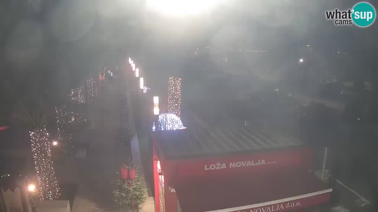 Webcam Novalja – Obala Petra Krešimira IV