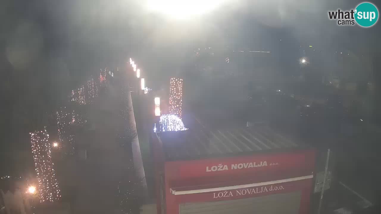 Live cam Novalja – Obala Petra Krešimira IV