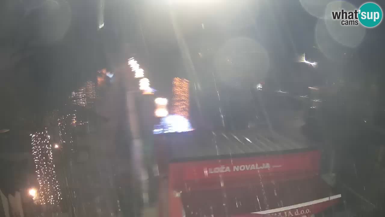 Spletna kamera Novalja – Obala Petra Krešimira IV