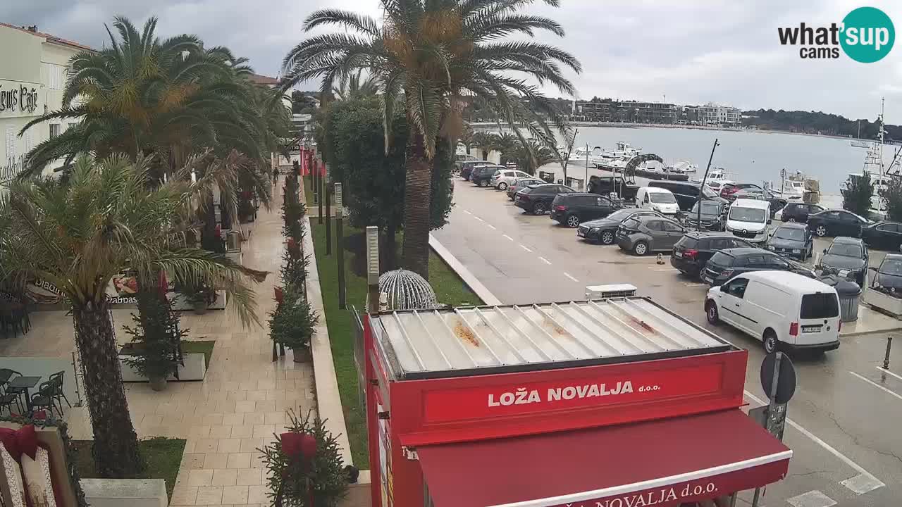 Webcam live Novalja – Obala Petra Krešimira IV