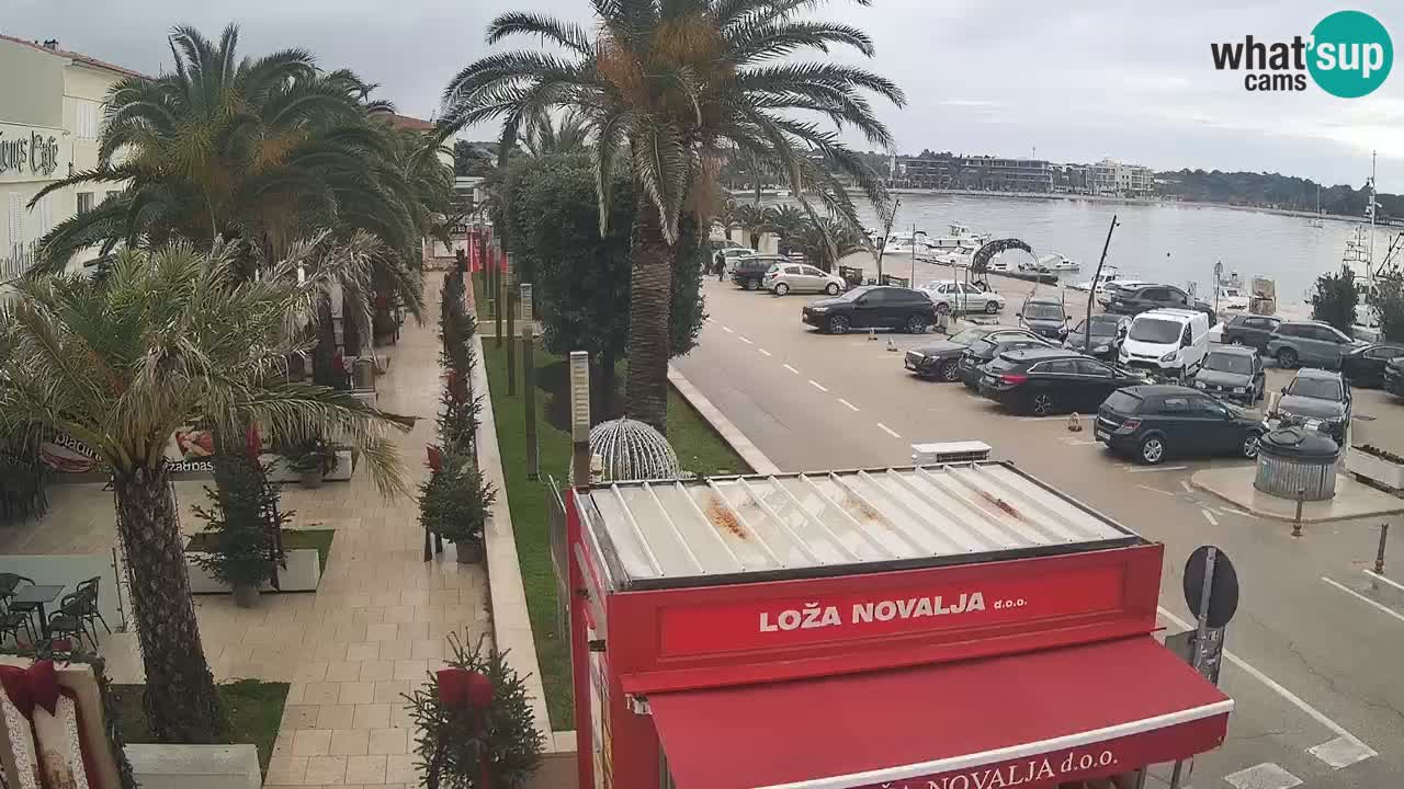 Camera en diecto Novalja – Obala Petra Krešimira IV