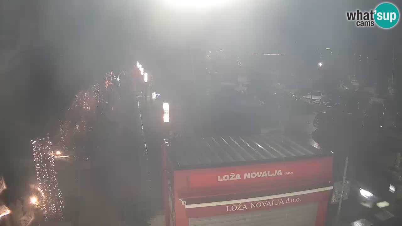 Live cam Novalja – Obala Petra Krešimira IV