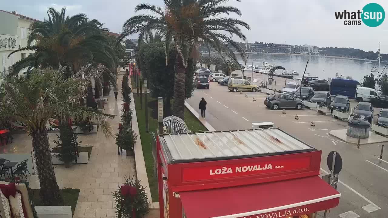 Live cam Novalja – Obala Petra Krešimira IV