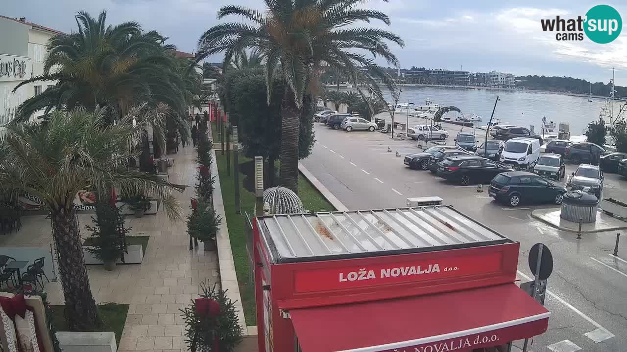 Camera en diecto Novalja – Obala Petra Krešimira IV