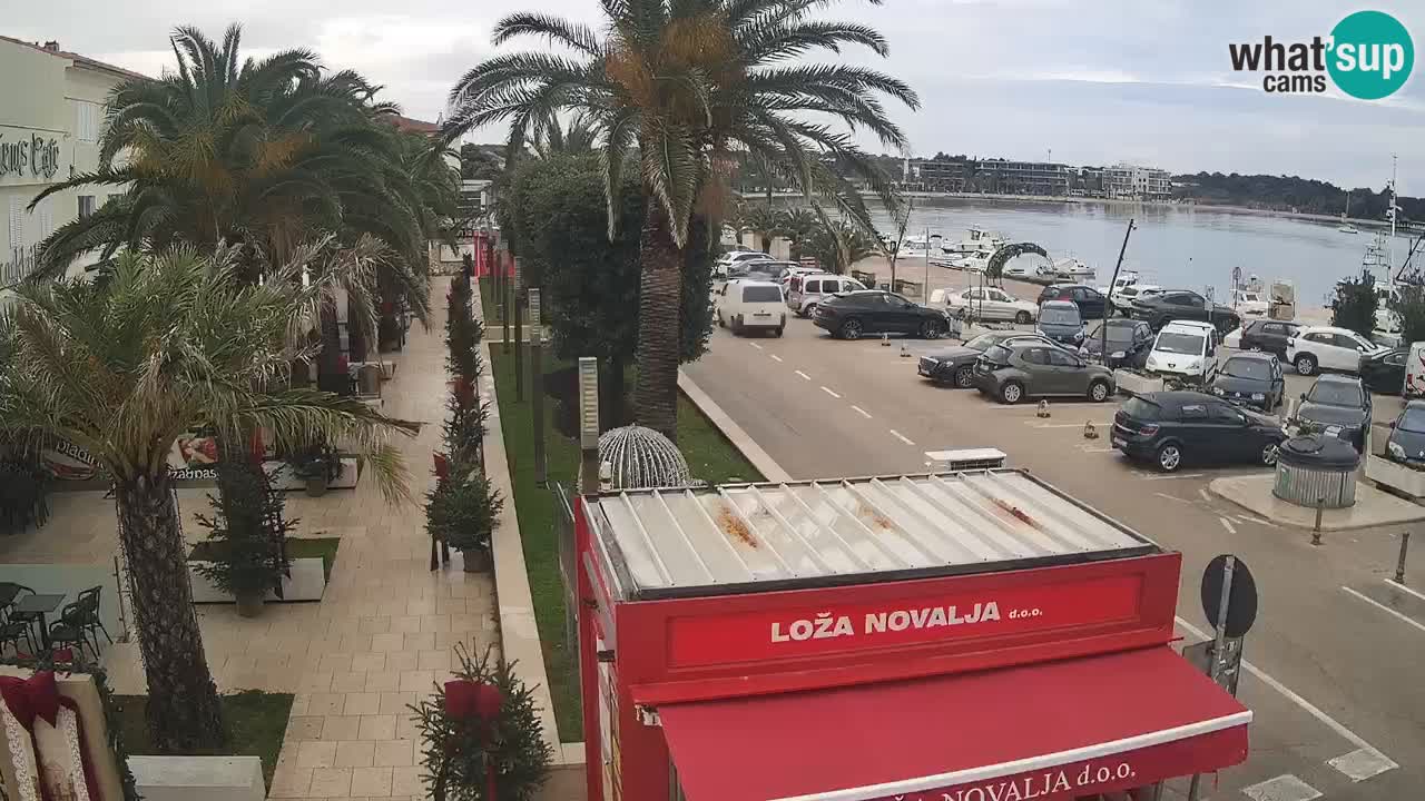 Live cam Novalja – Obala Petra Krešimira IV
