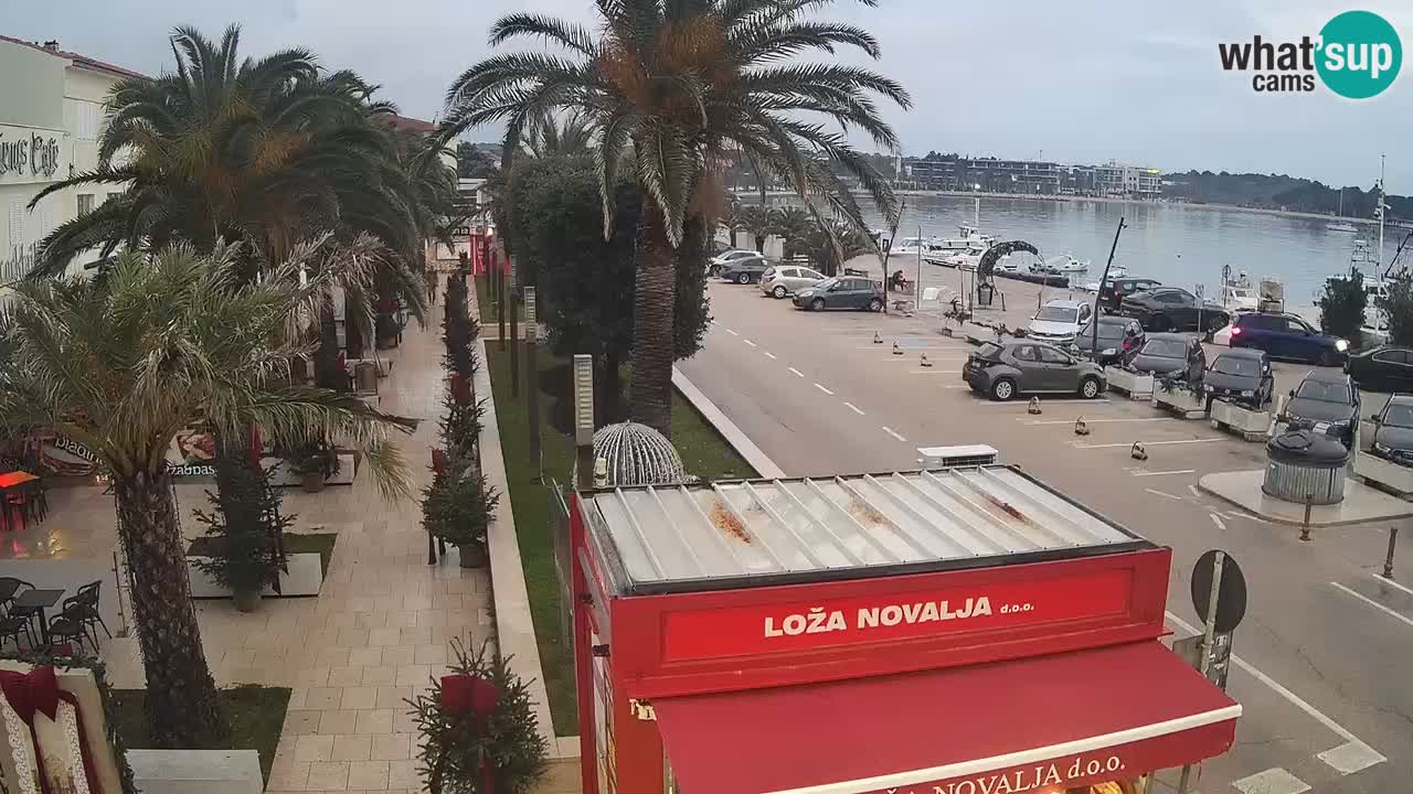 Camera en diecto Novalja – Obala Petra Krešimira IV