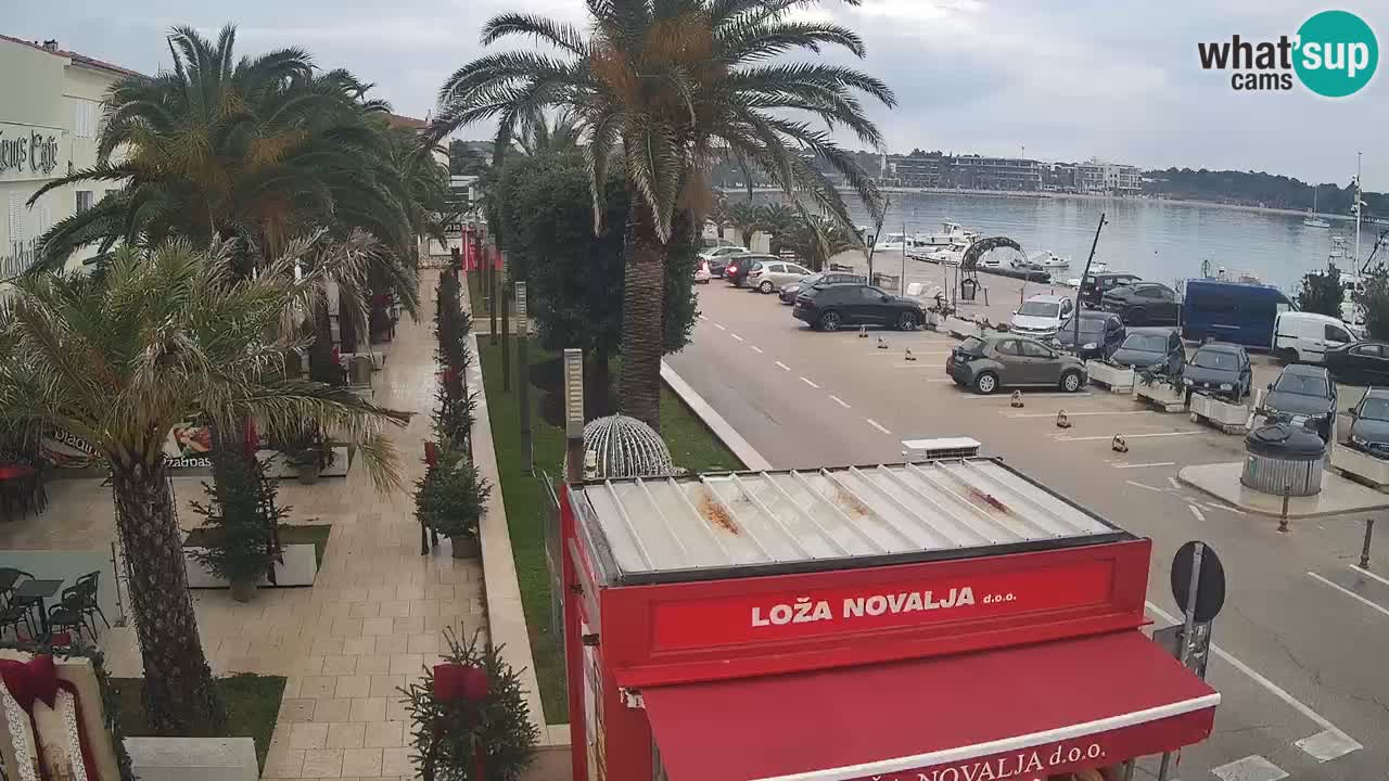 Webcam Novalja – Obala Petra Krešimira IV
