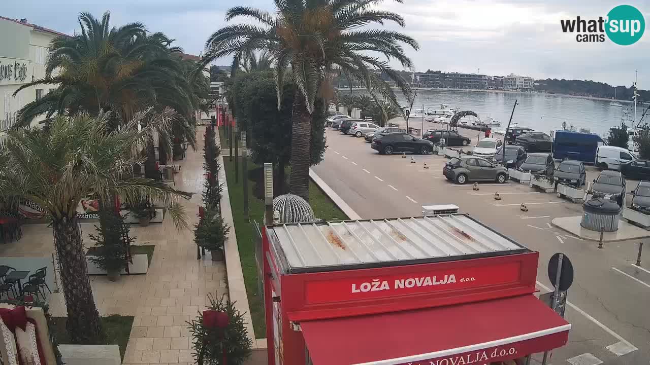 Webcam live Novalja – Obala Petra Krešimira IV