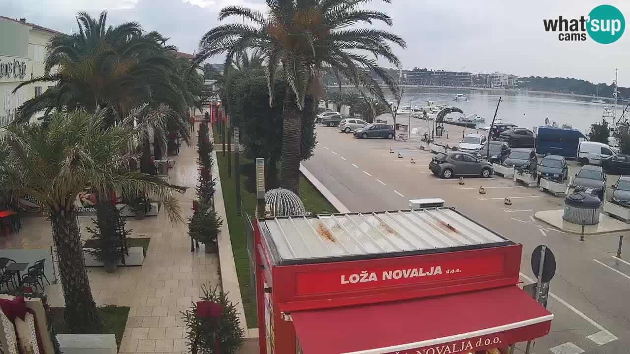 Live cam Novalja – Obala Petra Krešimira IV