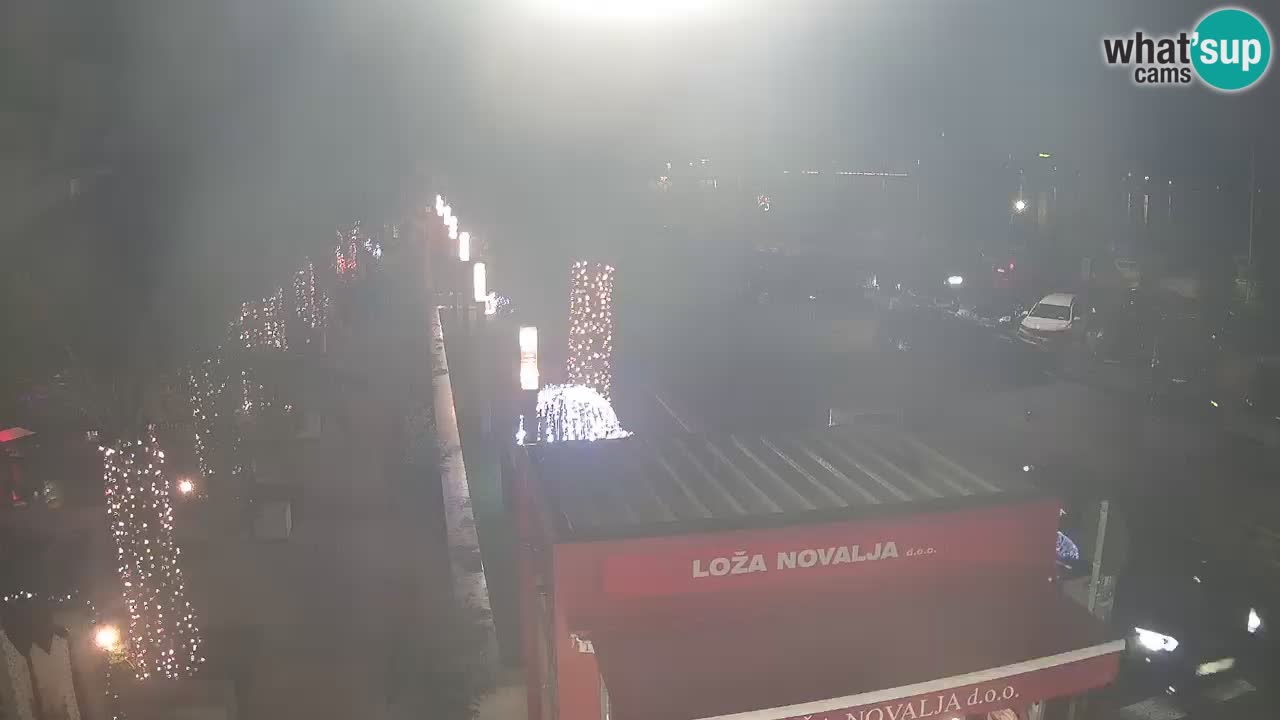 Live cam Novalja – Obala Petra Krešimira IV